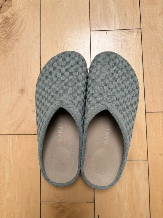 Rothy’s The Casual Clog Sage checked - Picture 2 of 6